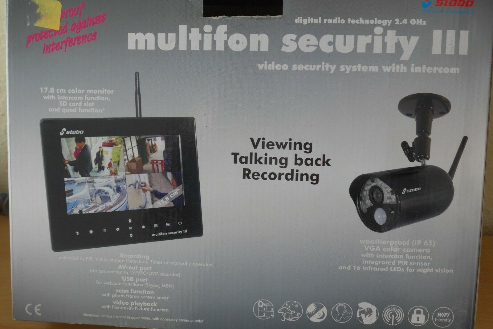 Überwachungskameraset Stabo Multifon Security Iii